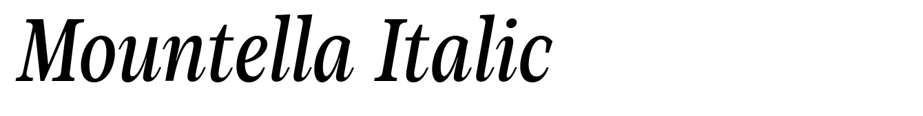 Mountella Italic